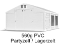 Zelthalle Die Zeltplane PVC Plane mit Belichtung