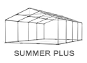 Party tent Summer Plus SP38 construction galvanized steel reinforced floor construction