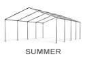 Party tent Summer S38 Galvanized steel construction